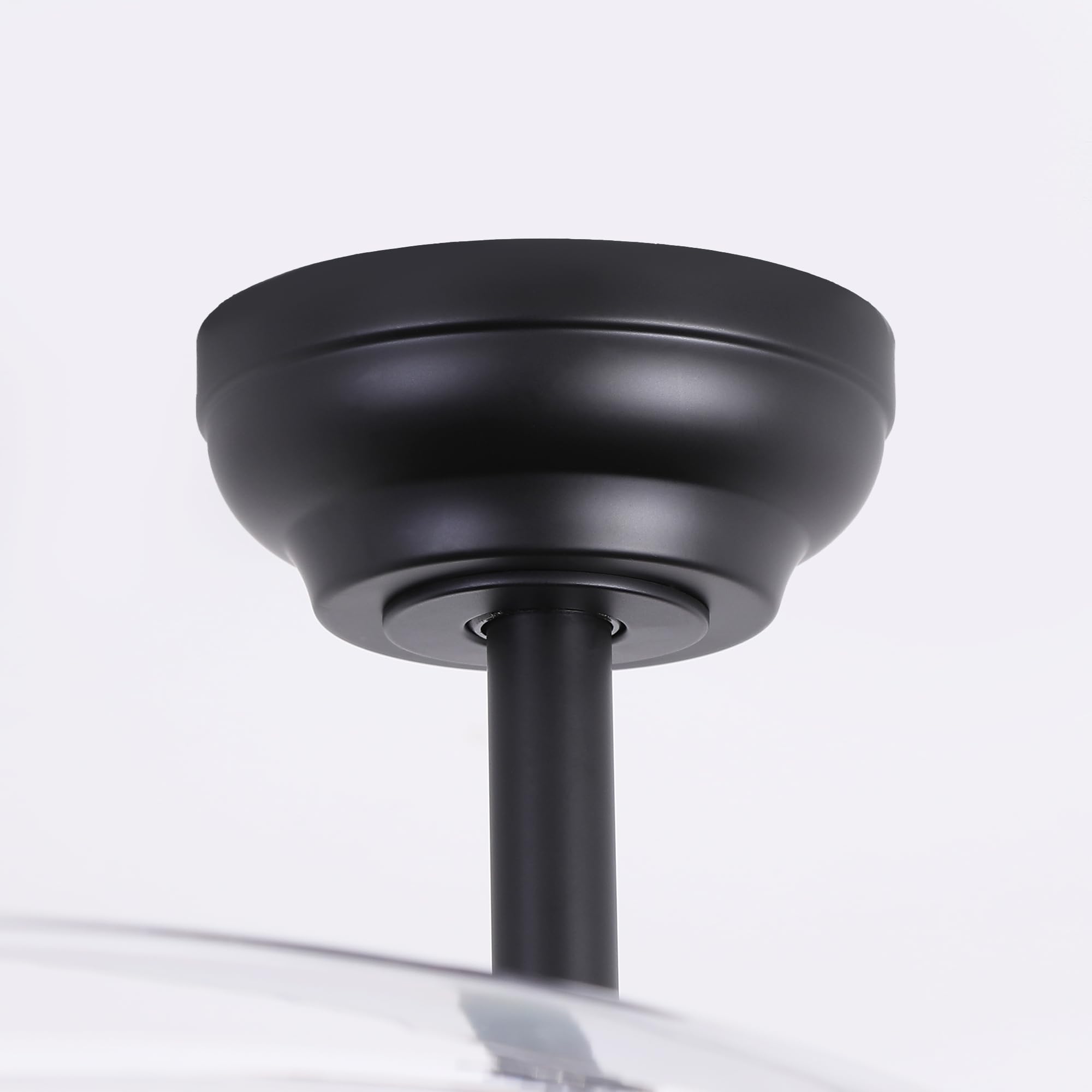 Cielo Ultra-Quiet DC Motor Black Ceiling Fan Ø100 cm with 3 Retractable Blades and LED Light