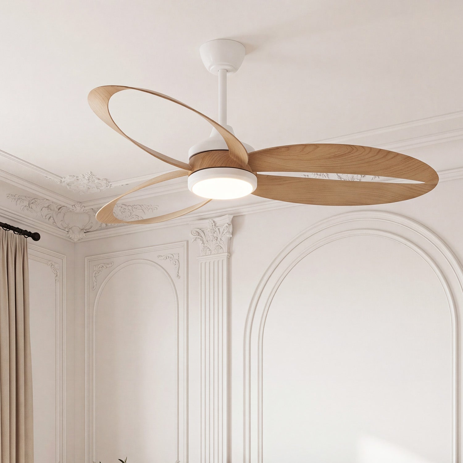 Maxi Ceiling Fan Silent 132 cm (52”) with LED Light