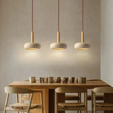 Wabi Sabi Travertine Stone Pendant Lights, Ø 15cm, Natural Stone Ceiling Light