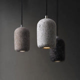Modern Cement LED Stone Pendant LED Ceiling Light