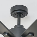 72 Inch Elbe Modern Downrod Mount Ceiling Fan with Light and Remote Control - Parrot Uncle UK