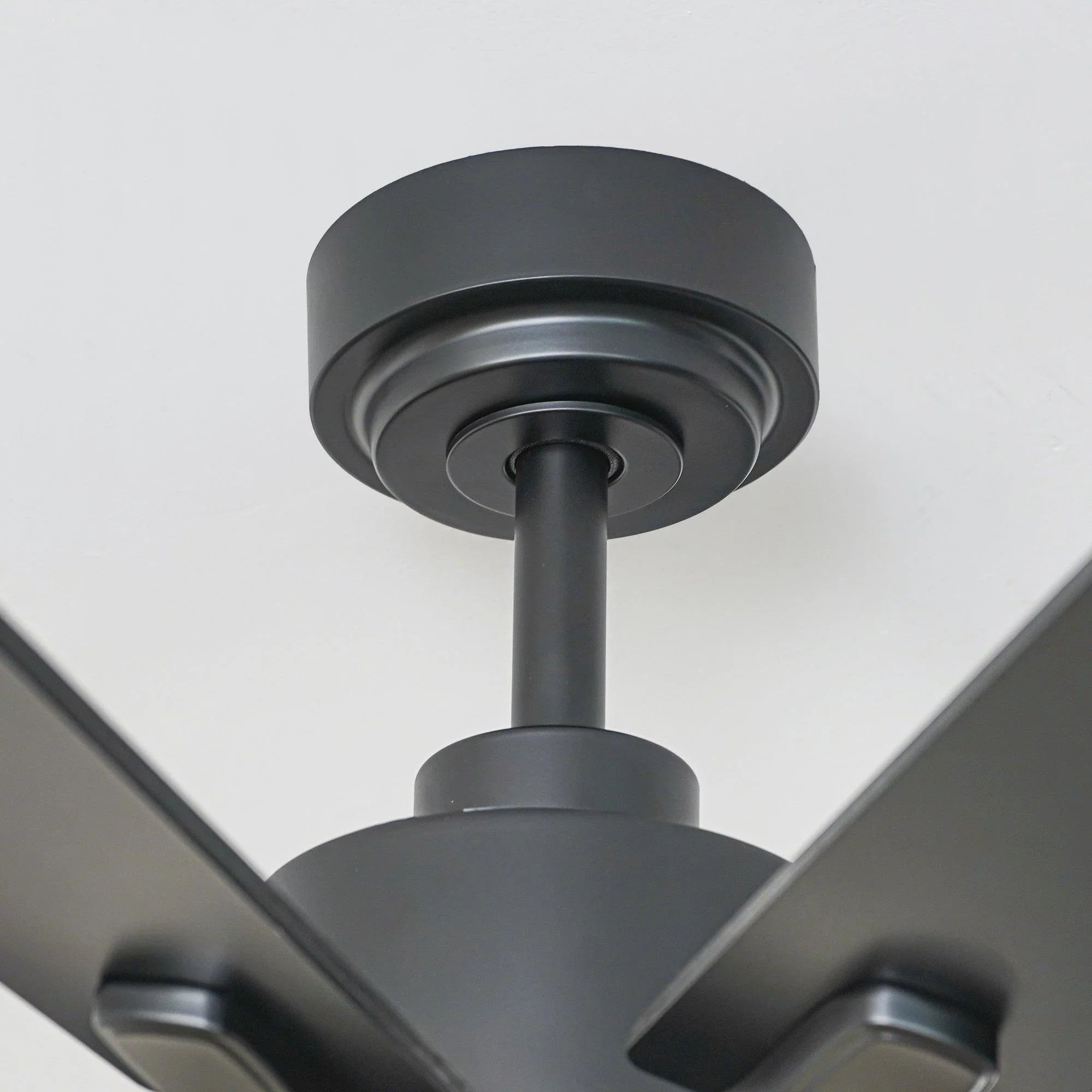 72 Inch Elbe Modern Downrod Mount Ceiling Fan with Light and Remote Control - Parrot Uncle UK