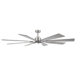 72 Inch Elbe Modern Downrod Mount Ceiling Fan with Light and Remote Control - Parrot Uncle UK