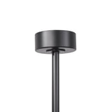 84 Inch 100 Inch Black HVLS Fan LED Large Ceiling Fan with Remote Control - Parrot Uncle UK