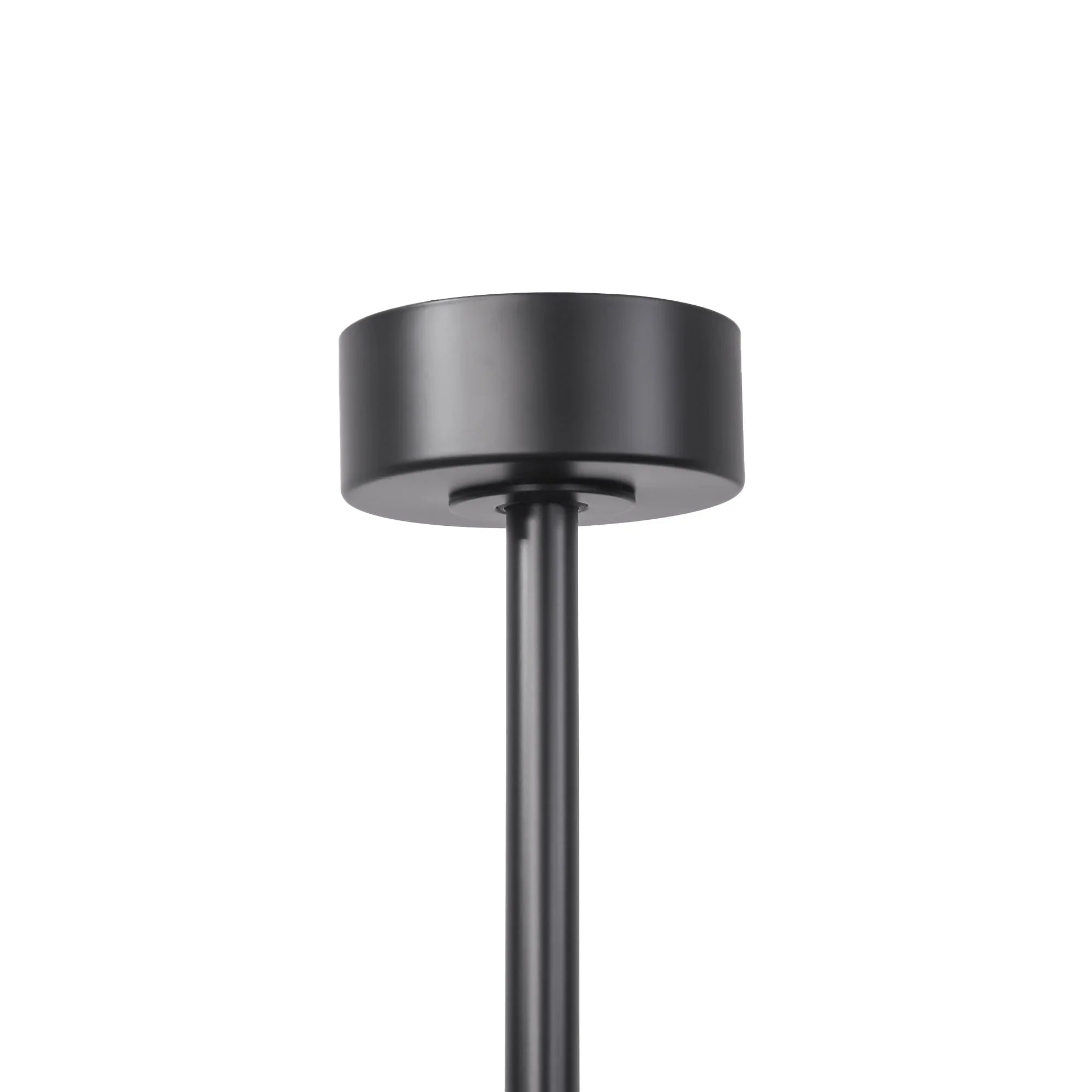 84 Inch 100 Inch Black HVLS Fan LED Large Ceiling Fan with Remote Control - Parrot Uncle UK