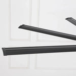 84 Inch 100 Inch Black HVLS Fan LED Large Ceiling Fan with Remote Control - Parrot Uncle UK