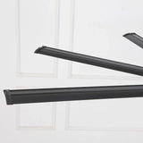 84 Inch 100 Inch Black HVLS Fan LED Large Ceiling Fan with Remote Control - Parrot Uncle UK