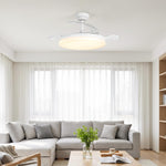 Cielo Ultra-Quiet DC Motor Ceiling Fan Ø100 cm with 3 Retractable Blades and LED Light