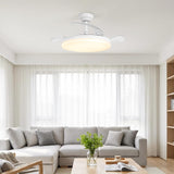 Cielo Ultra-Quiet DC Motor Ceiling Fan Ø100 cm with 3 Retractable Blades and LED Light