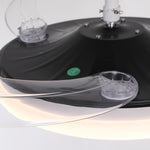 Cielo Ultra-Quiet DC Motor Ceiling Fan Ø100 cm with 3 Retractable Blades and LED Light