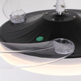 Cielo Ultra-Quiet DC Motor Ceiling Fan Ø100 cm with 3 Retractable Blades and LED Light