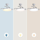 Raydon Ultra-Quiet DC Motor Ceiling Fan Ø106 cm with Retractable Blades and LED Light