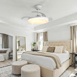 Raydon Ultra-Quiet DC Motor Ceiling Fan Ø106 cm with Retractable Blades and LED Light