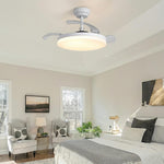 Raydon Ultra-Quiet DC Motor Ceiling Fan Ø91 cm with Retractable Blades and LED Light