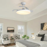 Raydon Ultra-Quiet DC Motor Ceiling Fan Ø91 cm with Retractable Blades and LED Light