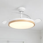 Luzia Ultra-Quiet Ceiling Fan Ø106 cm with 3 Retractable Blades and LED Light
