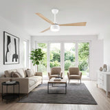 Kala Silent Ceiling Fan 132cm (52") with LED Light