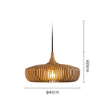 Natural Wooden Pendant Lights Ceiling Lights for Kitchen Island