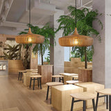 Natural Wooden Pendant Lights Ceiling Lights for Kitchen Island