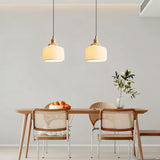 Arla Ceramic Pleated Pendant Light