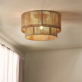 Astra Woven Pendant Lights Vintage Hemp Rope Ceiling Lights
