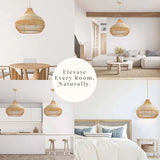 Beatrice Rattan Pendant Light