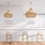Beatrice Rattan Pendant Light