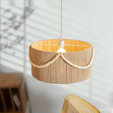 Bohemian Vintage Hemp Rope Chandelier Dining Room Ceiling Light