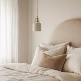 Gloria Ceramic Pleated Pendant Light