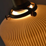 Gloria Ceramic Pleated Pendant Light