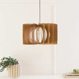 Handmade Modern Wooden Ceiling Light for Kitchen
