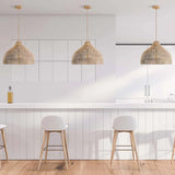 Dreamy Palm Fibers Pendant Light