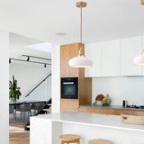 Evelyn Ceramic Pleated Pendant Light