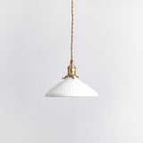 Hollie Ceramic Pleated Pendant Light