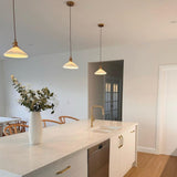 Hollie Ceramic Pleated Pendant Light