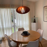 Handmade Modern Wooden Pendant Light Scandinavian Style for Kitchen Island