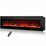 1829mm 72" EF72R Built-In Electric Fire Hole in the Wall Electric Fire with 13 Flame Colors 750W/1500W