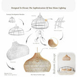 Kloe Rattan Pendant Light