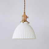 Margot Ceramic Pleated Pendant Light