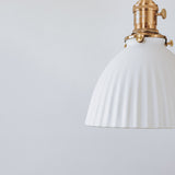 Margot Ceramic Pleated Pendant Light
