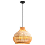 Minimalist Rattan Pendant Light Ø43cm