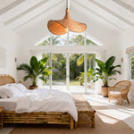 Wabi-Sabi Organic Bamboo Pendant Light Ø52cm