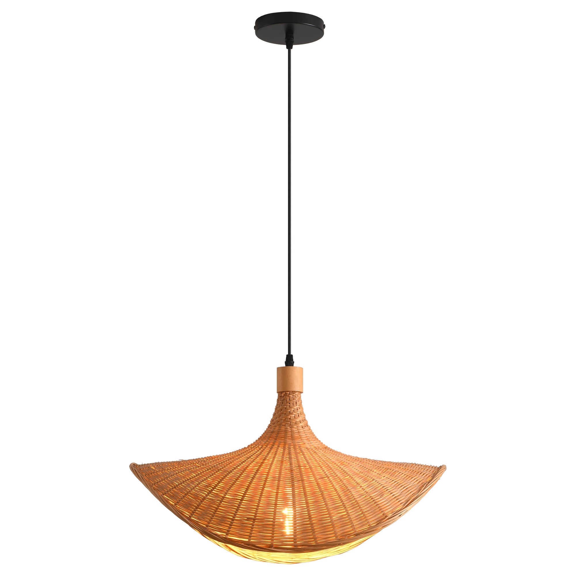 Wabi-Sabi Organic Bamboo Pendant Light Ø52cm