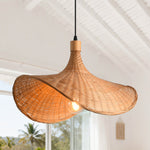 Wabi-Sabi Organic Bamboo Pendant Light Ø52cm