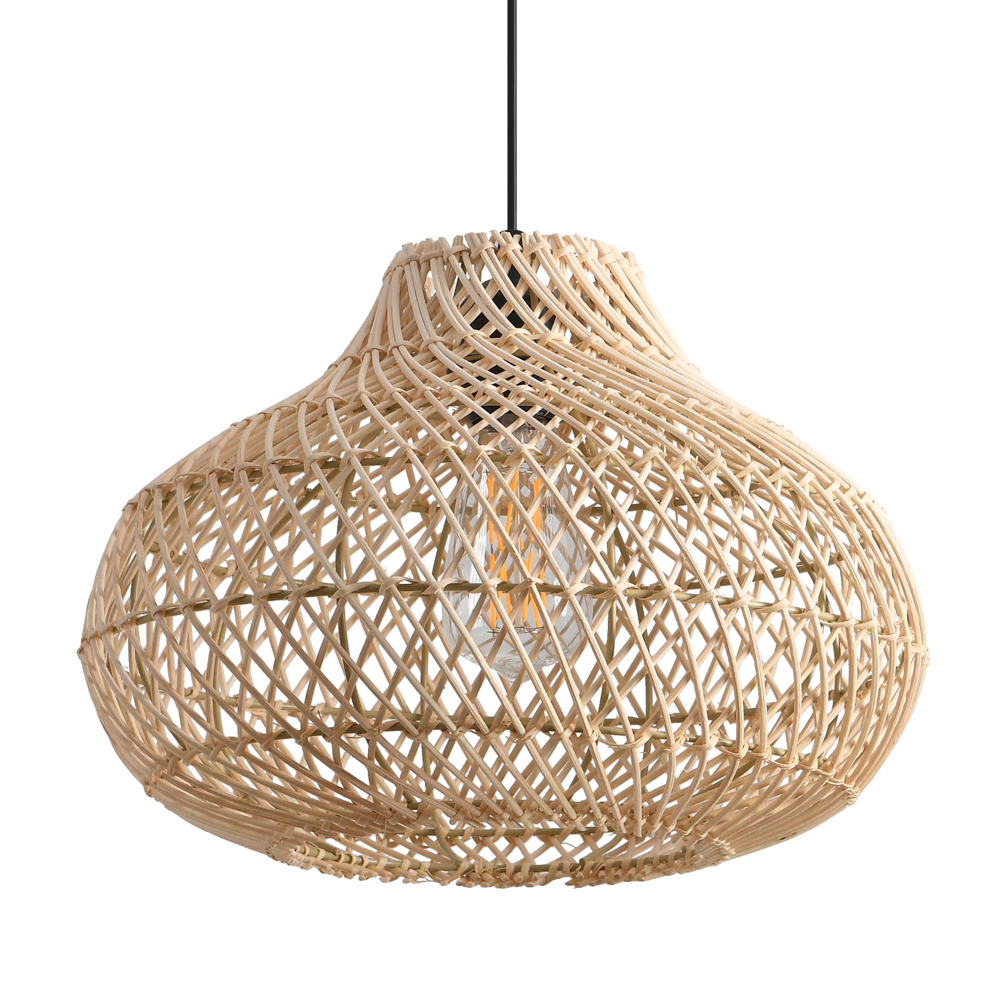 Coastal Rattan Pendant Light Ø48cm