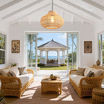 Coastal Rattan Pendant Light Ø48cm