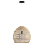 Earthy Minimalist Weave Rattan Pendant Light Ø40cm