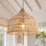Modern Minimalist Weave Rattan Pendant Light Ø50cm