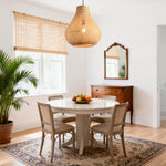 Nordic Minimal Teardrop Bamboo Pendant Light Ø38cm