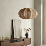 Wabi-sabi Braided Rope Pendant Light Japanese Woven Hanging Chandelier